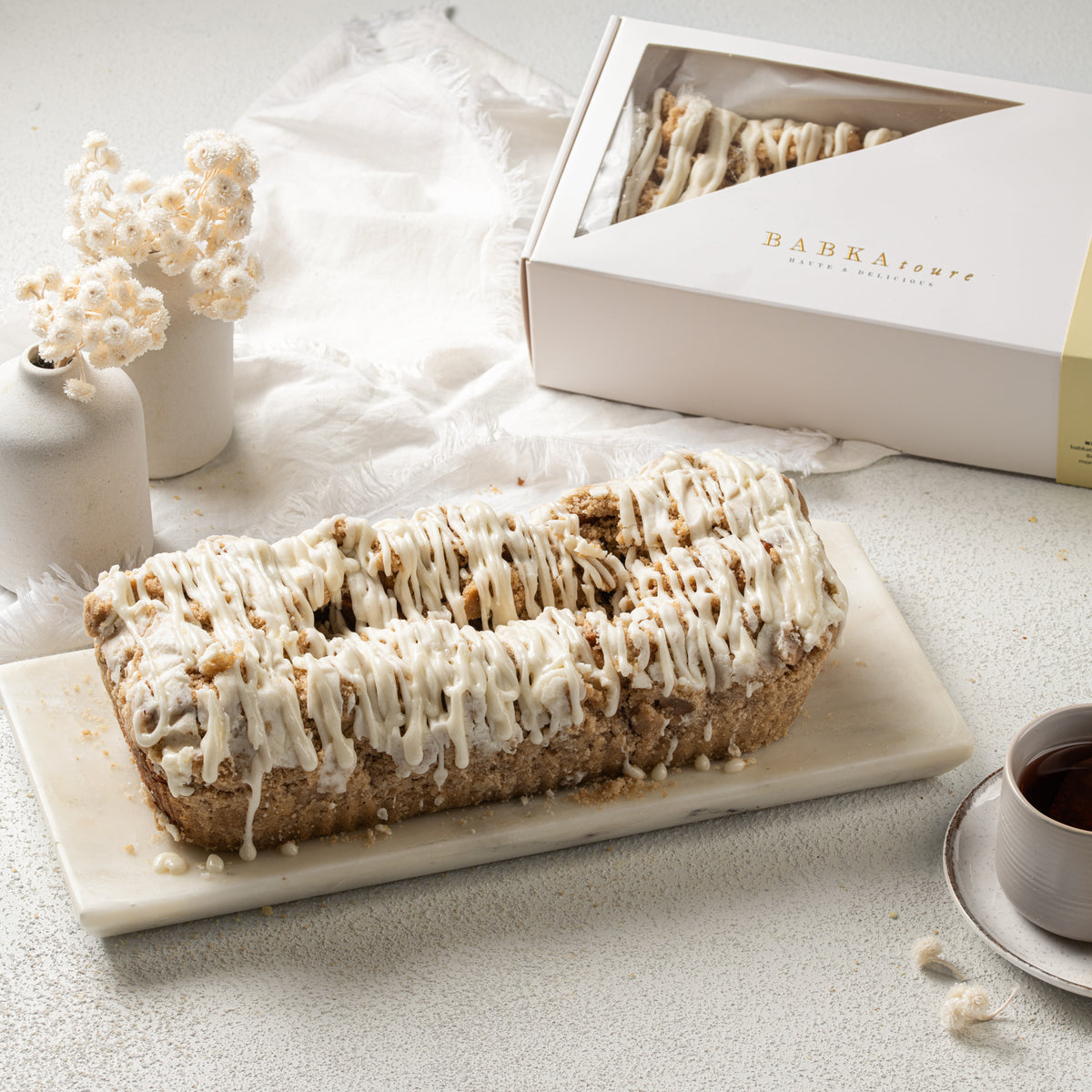 Cream Cheese Frosted Cinnamon Babka